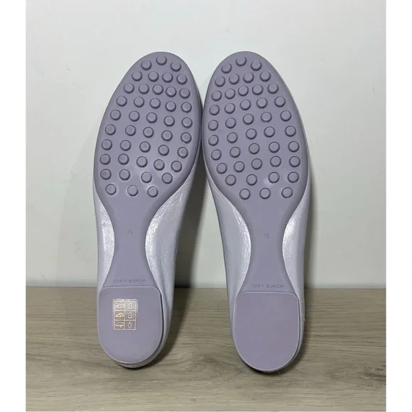 NEW Tory Burch  Claire Ballet
Flats Leather Logo Spring
Lavender Lilac - Picture 9 of 9
